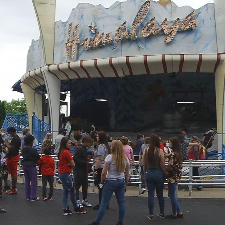 Thousands attended Kentucky Kingdom's opening day 5/8/21